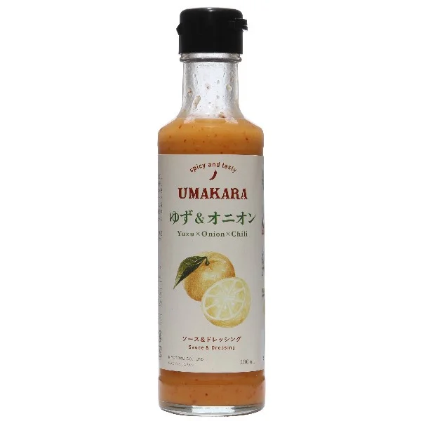 Umakara Yuzu & Onion Flavorful and Spicy Japanese Sauce-Dressing, Made