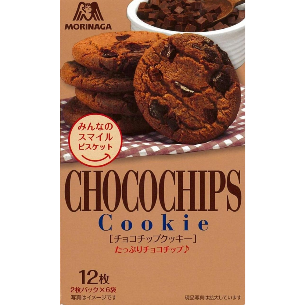 邦楽 @chococookies_13 Morinaga Choco Chip Cookies 12pcs – Made in JAPAN - Tokyo