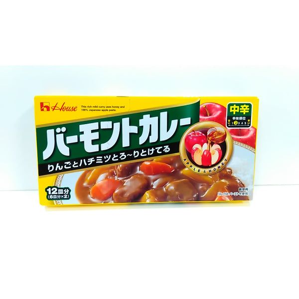 House Vermont Curry Medium Hot 230g Japanese Apple & Honey Curry Roux