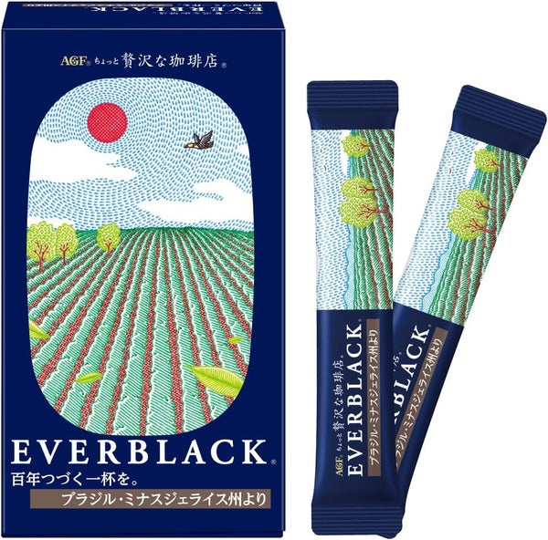 AGF A Little Luxury Coffee Shop EVERBLACK Stick Black, 9 Bottles | j-Grab Mall Sakura Japan