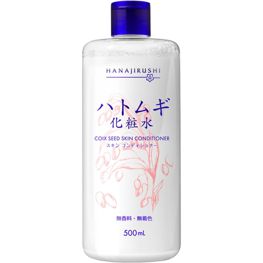 HanaJirushi Hatomugi Hydrating & Brightening Skin Lotion 500mL, Face & HanaJirushi Hatomugi Hydrating & Brightening Skin Lotion 500mL, Face &