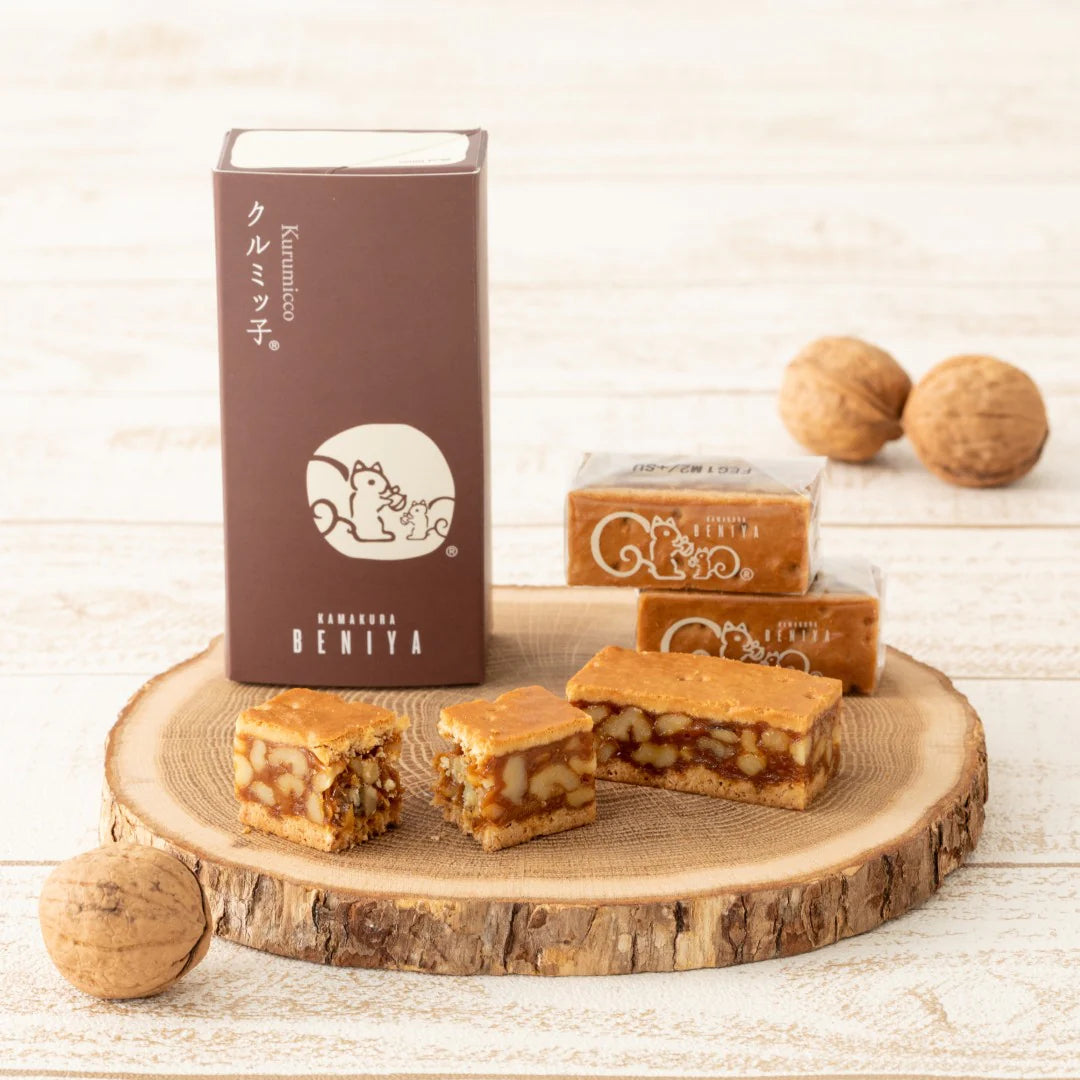 クルミッ子 5個入り Kamakura Beniya Kamakura Beniya “Kurumikko” Gift Box (Pack of 5) homemade caramel blen