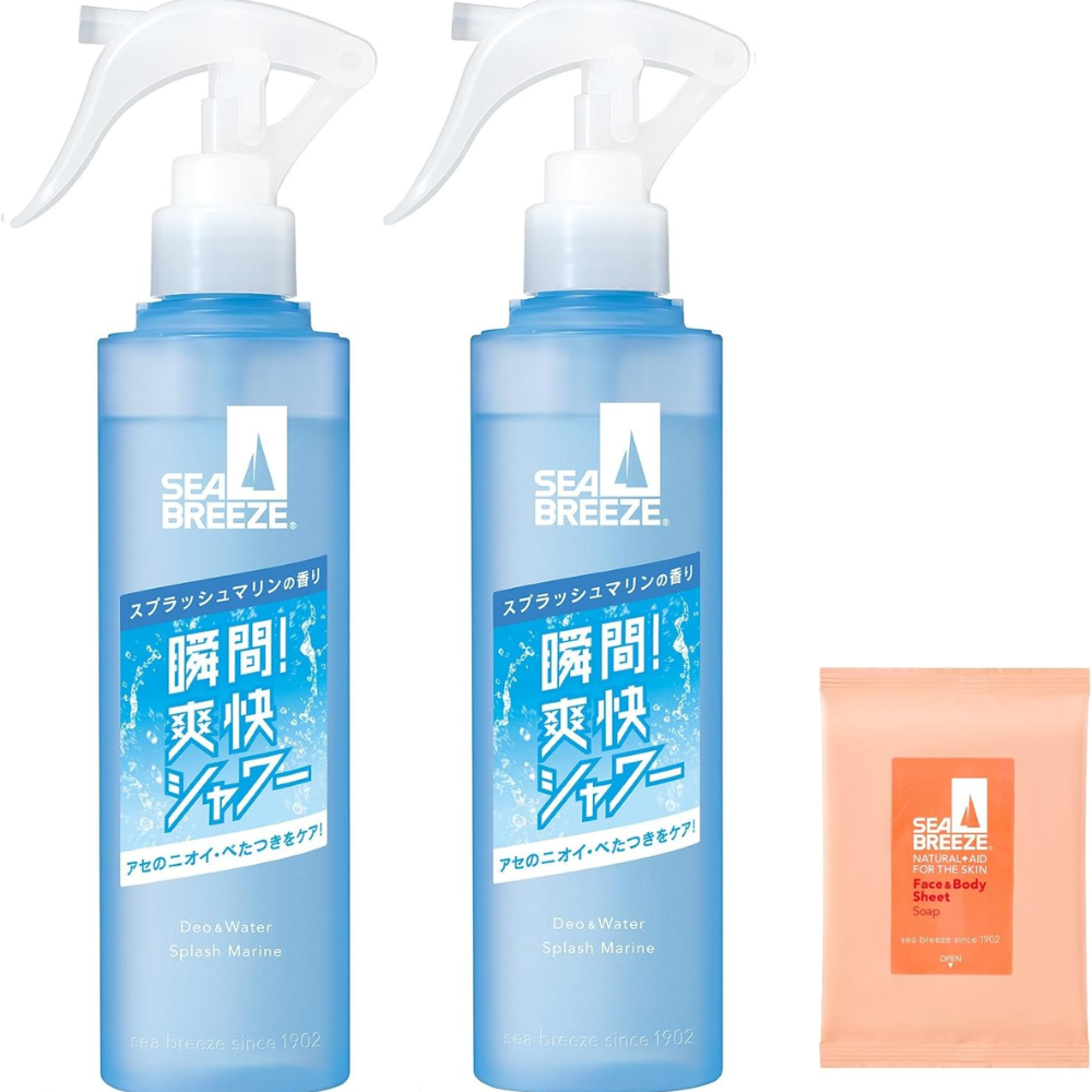 Seabreeze Deo & Water Trigger Mist Splash Marine 145mL×2 – Made in JAP