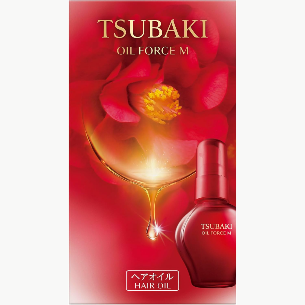 Shiseido TSUBAKI Oil Force Hair Oil – Made in JAPAN - Tokyo Sakura Mal