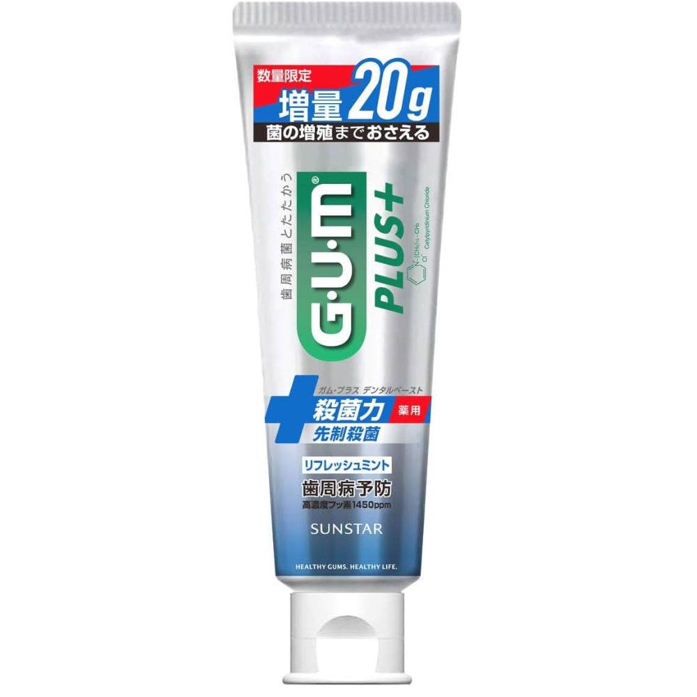 Sunstar GUM PLUS Dental Paste Refresh Mint Toothpaste 120g – Made in J