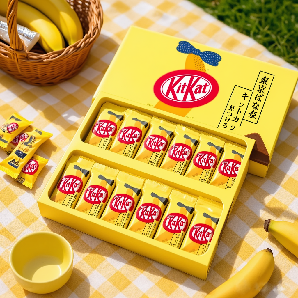 Tokyo Banana KitKat “Mii-tsuketa” 12 Pieces Gift Set – Made in JAPAN -