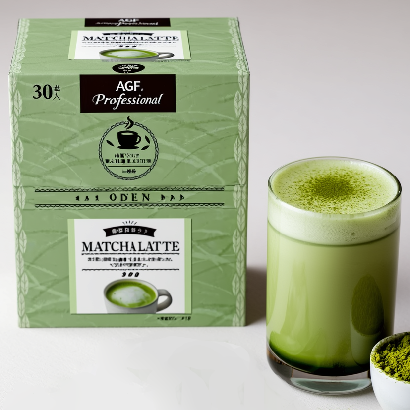AGF Professional Rich Matcha Latte Powder 30 Sticks – Authentic Japane