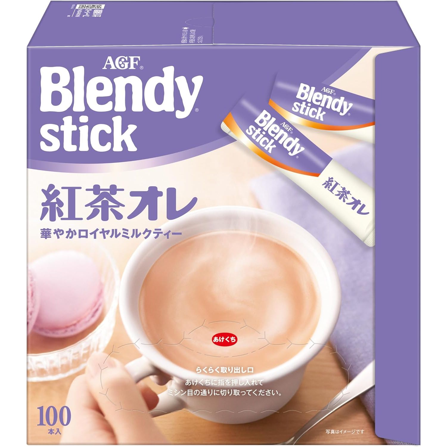 AGF Blendy Stick Tea Lait 100 Stick Milk Tea Made in JAPAN - Tokyo Sak