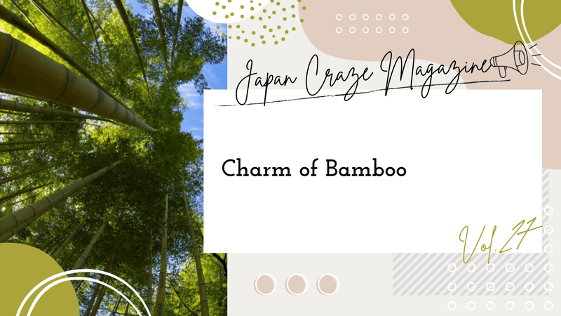 Charm of Bamboo - JAPAN CRAZE Magazine vol.27 -