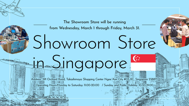 【Limited to 3/1-3/31】j-Grab Mall showroom store in Singapore will be open !