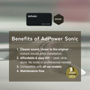 185-1/AdPower Sonic カーオーディオ用