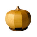 Hinoki Wood Jack-o’-Lantern with LED Light By Ricod - Shizuoka City
