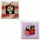 INORIKA Frame – Artisanal Handmade Frame with Artificial Flowers (Small: 25x25cm / 9.84x9.84 inches) – Made in Japan - Kurumira Shop