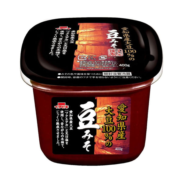 Aichi Soybean Miso 100% Fukuyutaka 400g Fermented in Wooden Barrels - ICHIBIKI