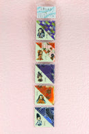 Bookmarks & Triangular Bookmarks (Murasaki Shikibu, Fujiwara no Michinaga, Abe no Seimei, Sei Shonagon, Akiko) Manga-Style Designs - Kurumira Shop