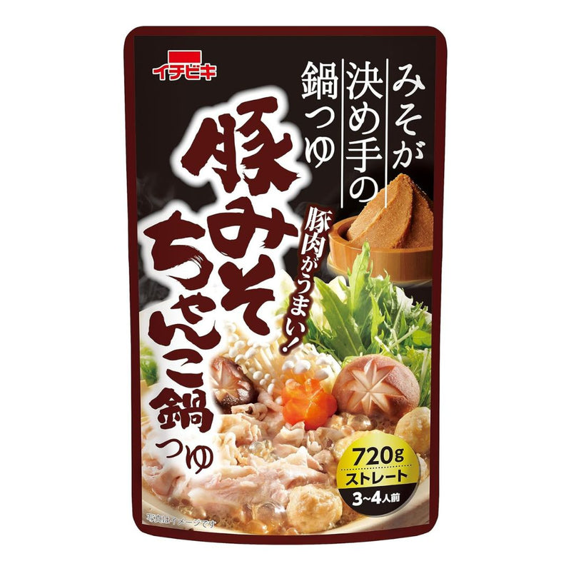 Straight Pork Miso Chanko Hot Pot Soup Base 720g Chanko Nabe - ICHIBIKI Made in JAPAN
