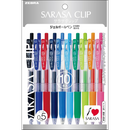 Zebra Sarasa Clip 0.5mm Gel Pens 10 Color Set – Made in JAPAN - Tokyo Sakura Mall