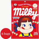 Fujiya Milky Creamy Milk Candy 100g × 6 Bags – No Artificial Colors or Flavors – Made in JAPAN - Tokyo Sakura Mall