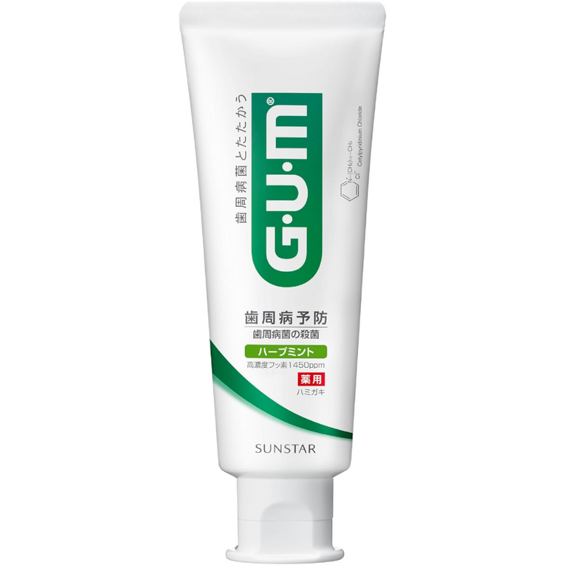 GUM Dental Toothpaste 120g High Fluoride Plaque & Gum Care – Made in JAPAN - Tokyo Sakura Mall