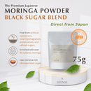 Moringa Brown Sugar Powder, with Okinawan Brown Sugar (75g) - Kurumira Shop