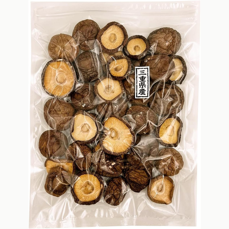 Iseoka Shoten Dried Shiitake Mushrooms 80g Mie Prefecture Organic – Made in JAPAN - Tokyo Sakura Mall