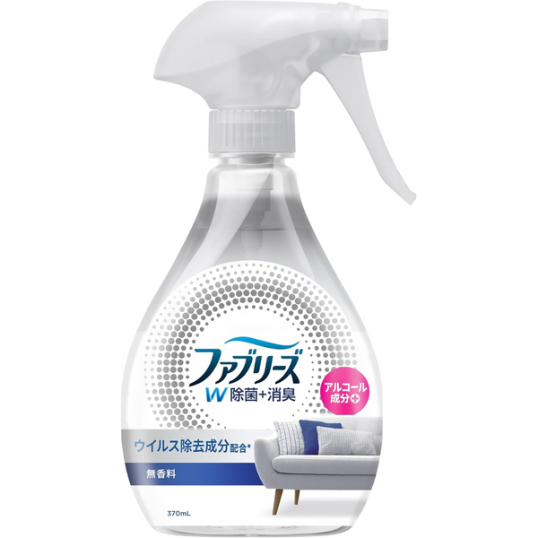 Febreze Fabric Spray W Deodorizing + Sanitizing Unscented 370ml Alcohol – Made in JAPAN - Tokyo Sakura Mall