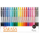 Zebra Sarasa Clip 0.5mm Gel Pens 20 Color Set – Made in JAPAN - Tokyo Sakura Mall