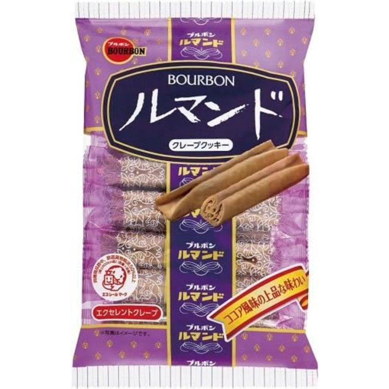 Bourbon Lumonde Crispy Crepe Cookies 12pcs – Made in JAPAN - Tokyo Sakura Mall