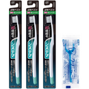 Lion Systema Ultra Compact Toothbrush 4-Row Medium 3pcs Set – Made in JAPAN - Tokyo Sakura Mall