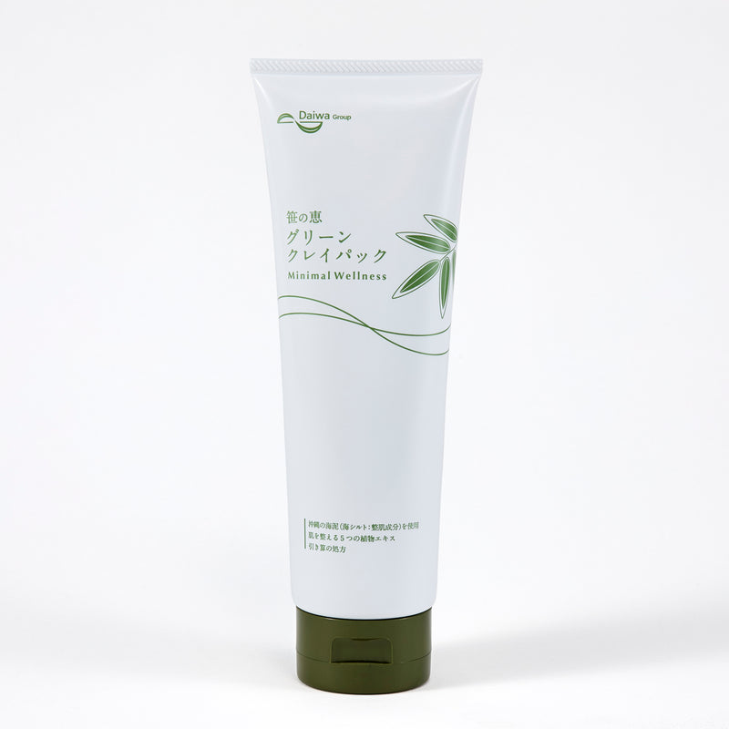 DAIWA BRI Kumazasa Green Clay Mask - Made with Japanese Herb (Kumazasa) Similar to Macha (Green tea) - Kawasaki City Store