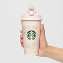 Starbucks Japan Exclusive SAKURA Reusable Cup 473ml + Drink Hole Cap - Tokyo Sakura Mall