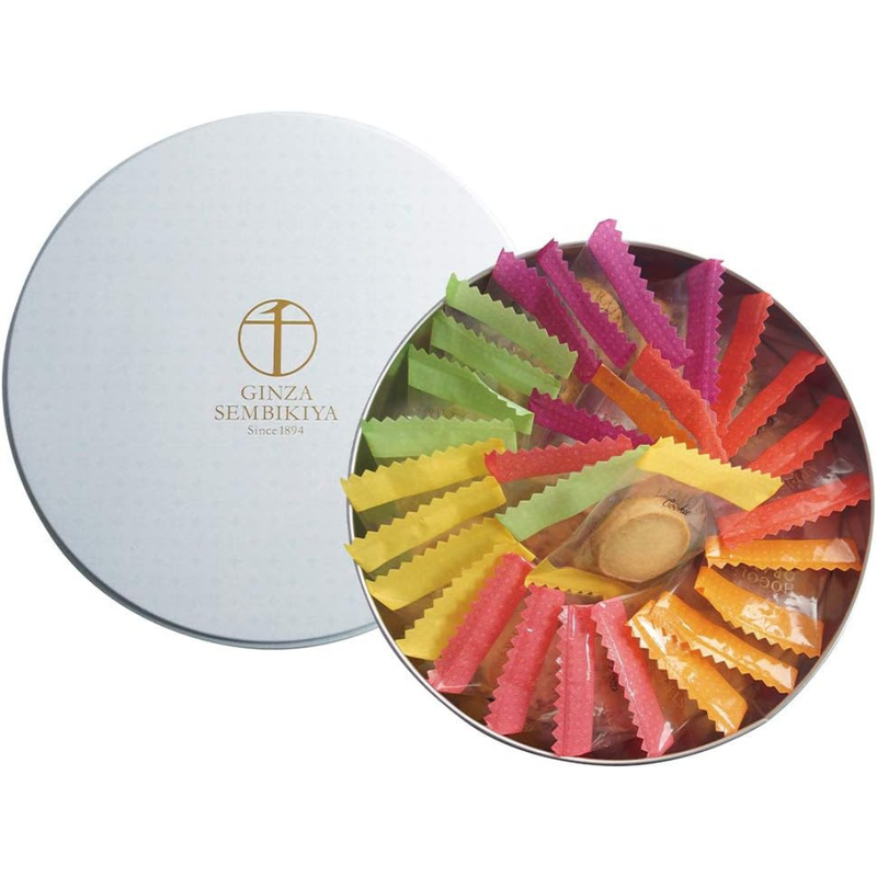 Ginza Senbikiya Assorted Fruit Cookies 30pcs Gift Box - Global & Gourmet Shop