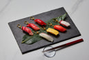 SUSHI Banana Katsudon Miniature Handcrafted Food Sample Keychain Made in JAPAN- Kawasaki City Store