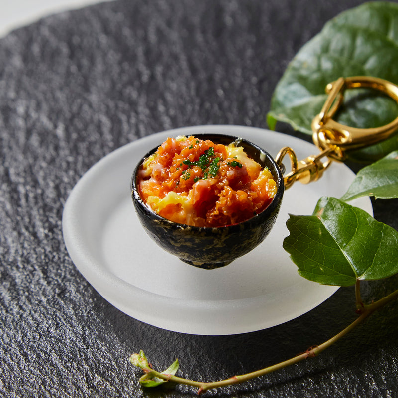 SUSHI Banana Katsudon Miniature Handcrafted Food Sample Keychain Made in JAPAN- Kawasaki City Store