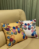 Okinawa Bingata Cushion Cover, Traditional Japanese Dyeing - Kawasaki City Store
