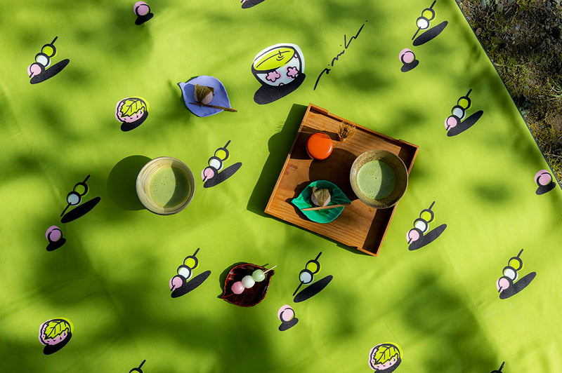 Mood Rug Spring “Flowers and Dango” Cheerful Picnic Mat - Spoon&Sugar