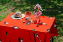 Mood Rug Strawberries “Fork and Strawberry” Sweet Picnic Mat - Spoon&Sugar