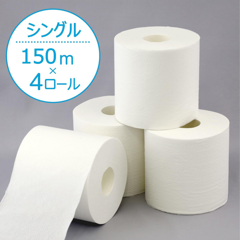 Scotty Flower Pack Triple Length Toilet Paper 4 Rolls 150m Single – Made in JAPAN - Tokyo Sakura Mall