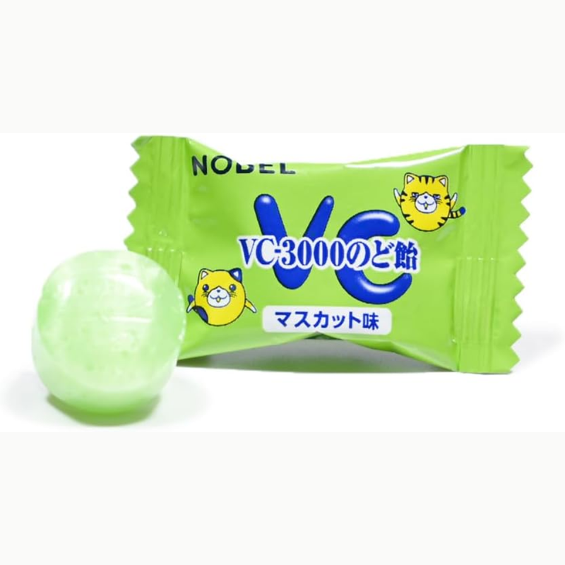 Nobel VC-3000 Muscat Throat Candy 6-Bag Set Made in JAPAN - Tokyo Sakura Mall