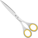 ALLEX Japanese Office Scissors 6.5" - Medium All-Purpose Scissors for Desk, Home, and School Use, All-Metal Japanese Stainless Steel Design - Black - Made in Japan