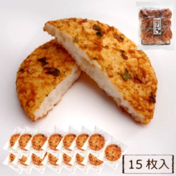KOME NO SATO Crispy Green Onion Miso 15 Pieces - Tokyo Snack Land