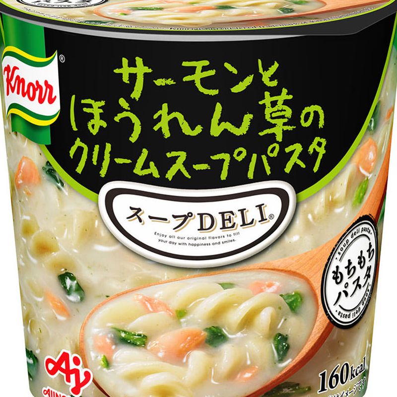 Knoll Salmon and Spinach Soup Pasta - Tokyo Snack Land