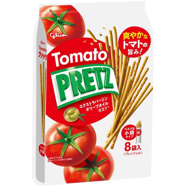 Glico Tomato Pritz 8 Bags Perfect Snack for Tomato Lovers - Tokyo Snack Land