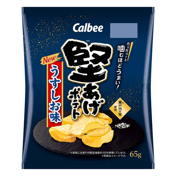 CALBEE Kata-Age Potato Chips Light Shio Flavour 65g - Tokyo Snack Land