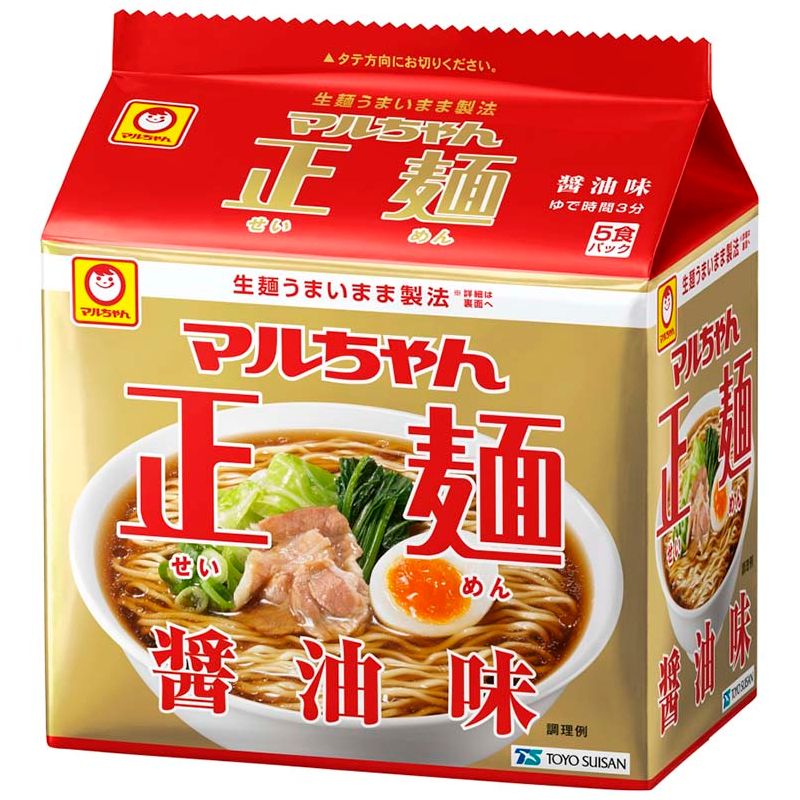Maruchan Shomen Soy Sauce Flavoured 5 Pack Instant Noodle - Tokyo Snack Land