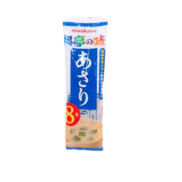 MARUKOME Instant Nama Miso Soup Scallion 8 Pack - Tokyo Snack Land