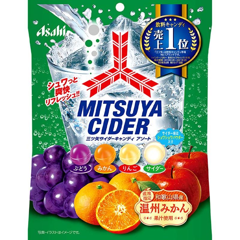 Asahi Mitsuya Cider fruits candy 112g - Tokyo Snack Land