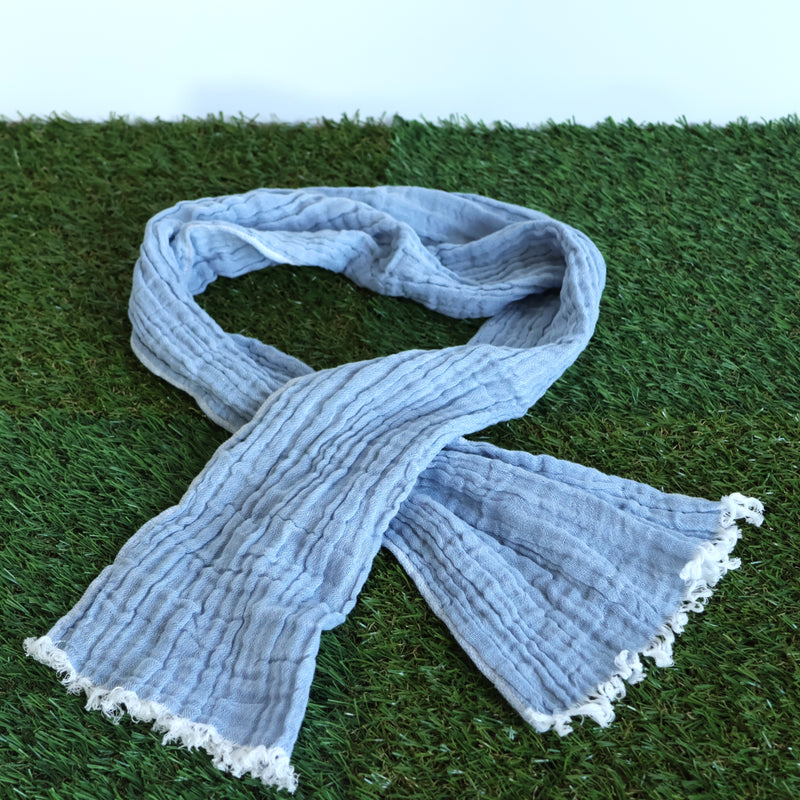 YOSHINANI Reed Cotton Stole Towel Soft Quick Dry 120cm - Kawasaki City