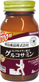 Special Sale! Kenko Kirari Glucosamine with Chondroitin 700 Tablets (10 tablets daily) Made in JAPAN - Meiji Yakuhin