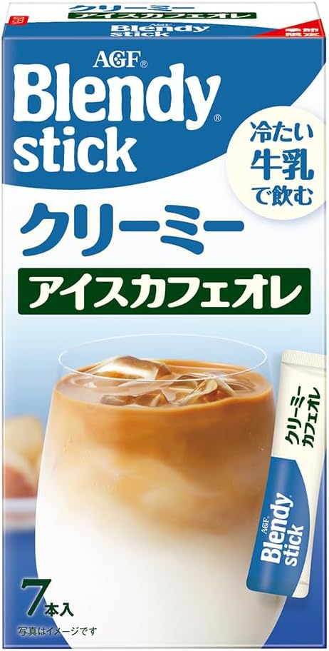 Ajinomoto AGF Blendy Stick Creamy Ice Cafe Lait 7 Bottles x 6 Packs | j-Grab Mall Sakura Japan